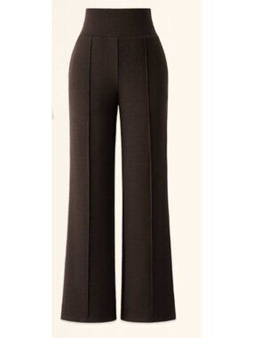 OGL MaxWarm Tummy Warmer Pin-Tuck Pant Women's Size Large in Espresso NWT!